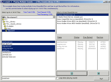 TDx_Sound_Library - Example #3