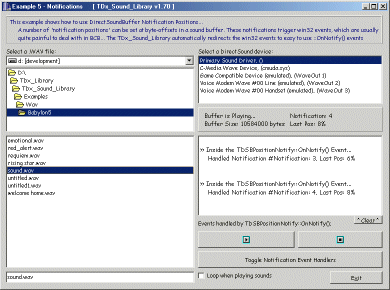 TDx_Sound_Library - Example #5